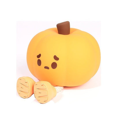 Pumpkin Silicone Night Lamp Bedroom Sleep