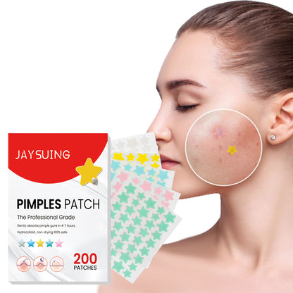 Pimple Patches, Pimple Patches For Face, Hydrocolloid Acne Patches, Cute Star Stickers Hydrocolloid Acne Pimple Patch For Covering Zits And Blemishes
