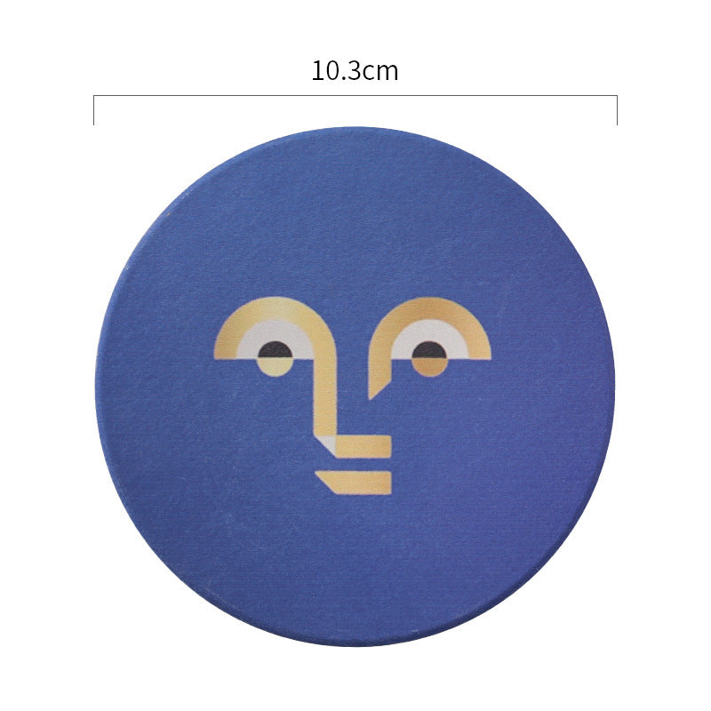 Ceramic cup mat custom insulation round products
