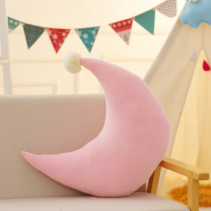 Cartoon Stars Moon Pillow Children's Room Decoration Girl Room Accessories