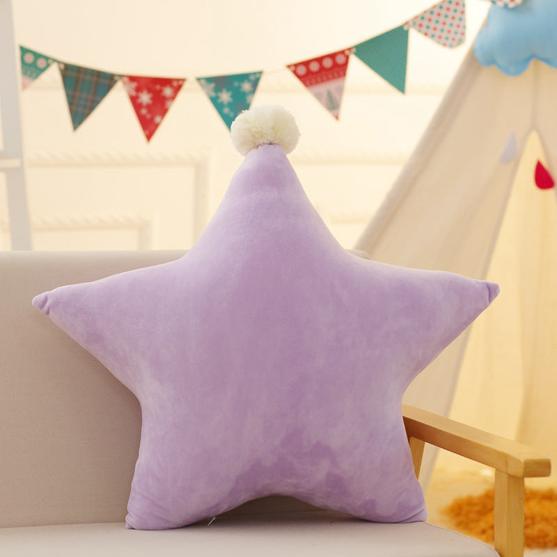 Cartoon Stars Moon Pillow Children's Room Decoration Girl Room Accessories