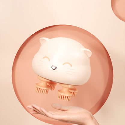 Waterproof Electric Multifunctional Cat Massager