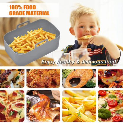 Air Fryer Silicone Pot With Handle