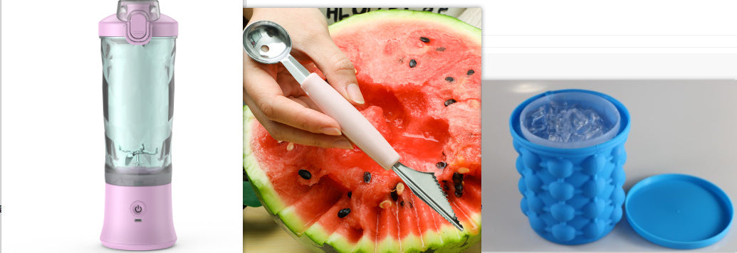 Portable Ju Blender Juicer Personal Size Blender For Shakes And Smoothies With 6 Blade Mini Blender Kitchen Gadgets