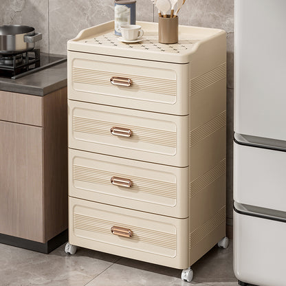 Light Luxury Drawer Cabinet 52 Sides Wide 3-4 Layers