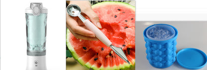 Portable Ju Blender Juicer Personal Size Blender For Shakes And Smoothies With 6 Blade Mini Blender Kitchen Gadgets