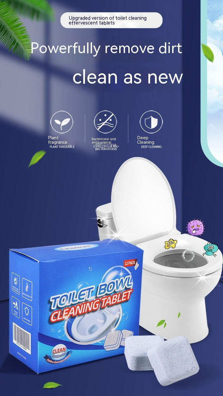 Toilet Cleaning Effervescent Tablets Household