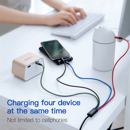 Three-in-one charging cable