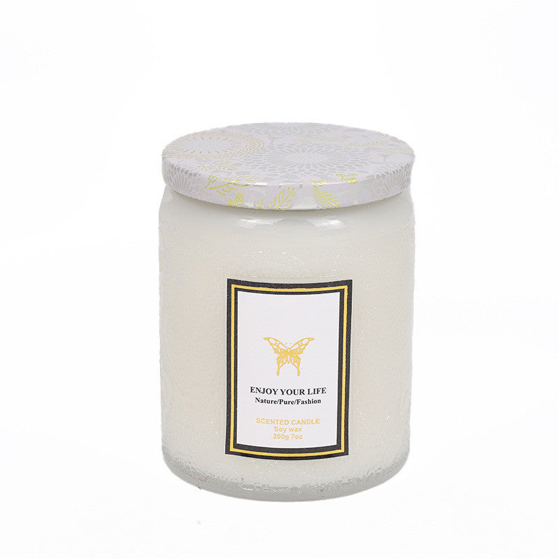 Embossed Glass Fragrance Embossed Glass Fragrance Handmade Gift Aromatherapy Soy Candlesy Soy Candles