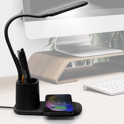 Multifunctional Mobile Phone Wireless Charging Led Pen Holder Table Lamp