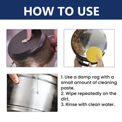 Stainless Steel Cleaning Cream Kitchen Kitchenware Pot Stove Heavy Oil Stain Rust And Scale Removal