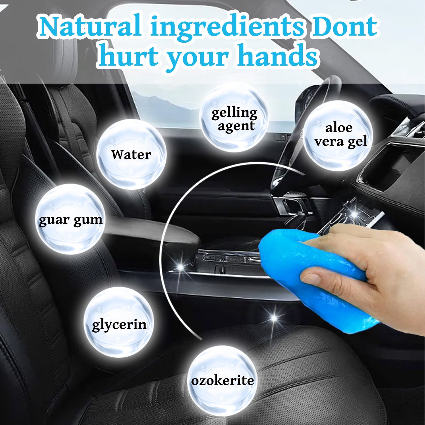 Car Cleaning Interior Remote Control Gap Dust Adhesive Removal