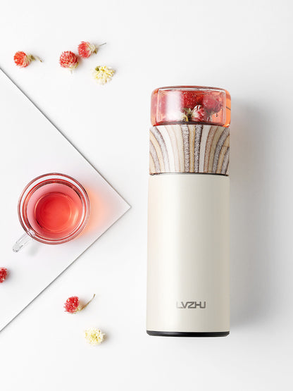 Thermos Water Bottle Tea Separation Mug