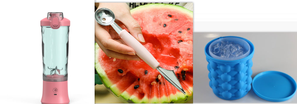 Portable Ju Blender Juicer Personal Size Blender For Shakes And Smoothies With 6 Blade Mini Blender Kitchen Gadgets