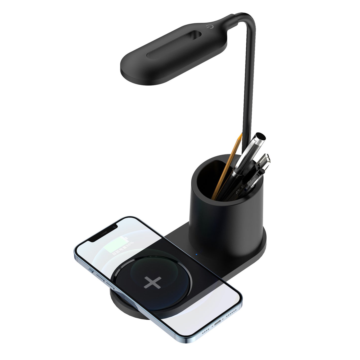 Multifunctional Mobile Phone Wireless Charging Led Pen Holder Table Lamp