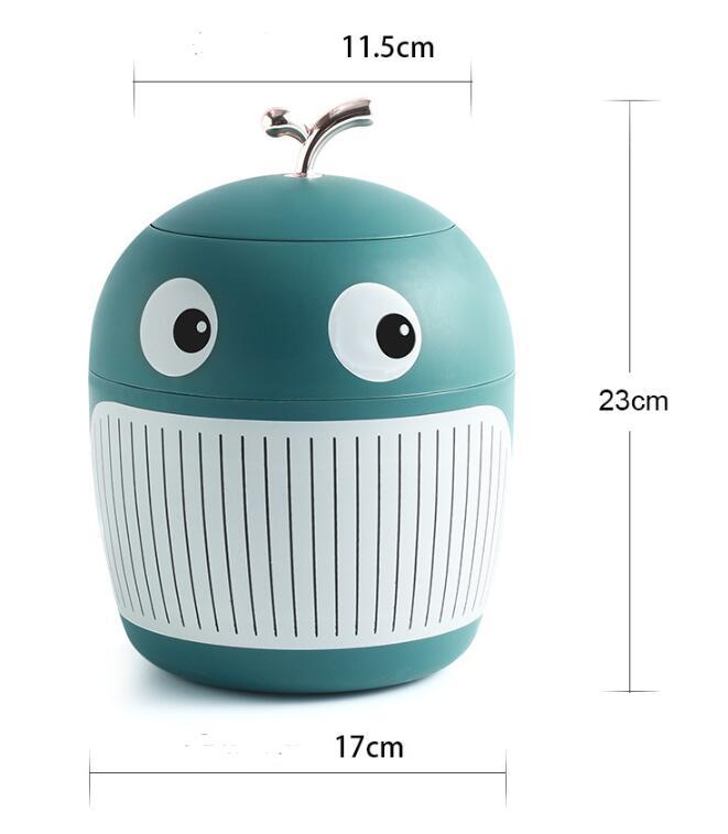 Desktop Trash Bin Affordable Luxury Style Cute Mini Office Tables