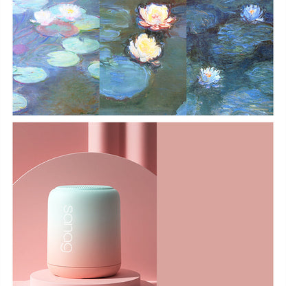 Bluetooth speaker gradient color new gift