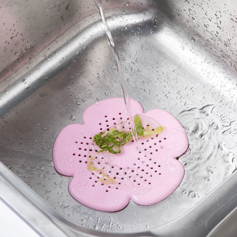 Creative kitchen sink anti-clogging floor drain