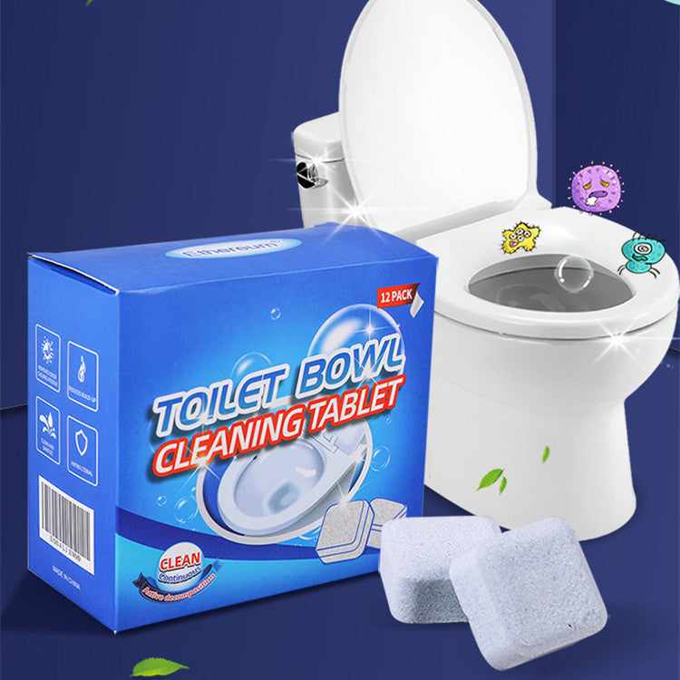 Toilet Cleaning Effervescent Tablets Household