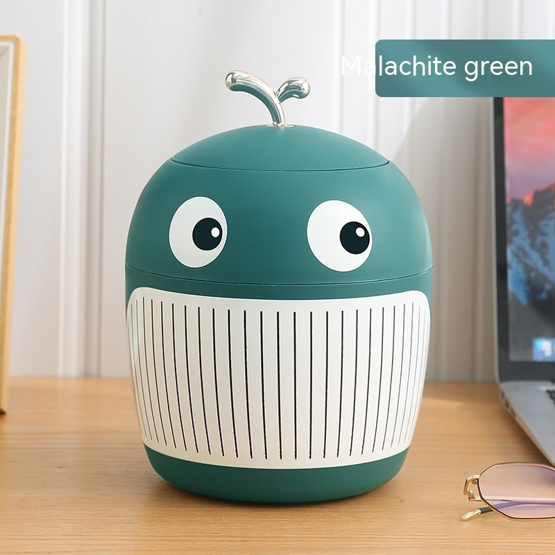 Desktop Trash Bin Affordable Luxury Style Cute Mini Office Tables