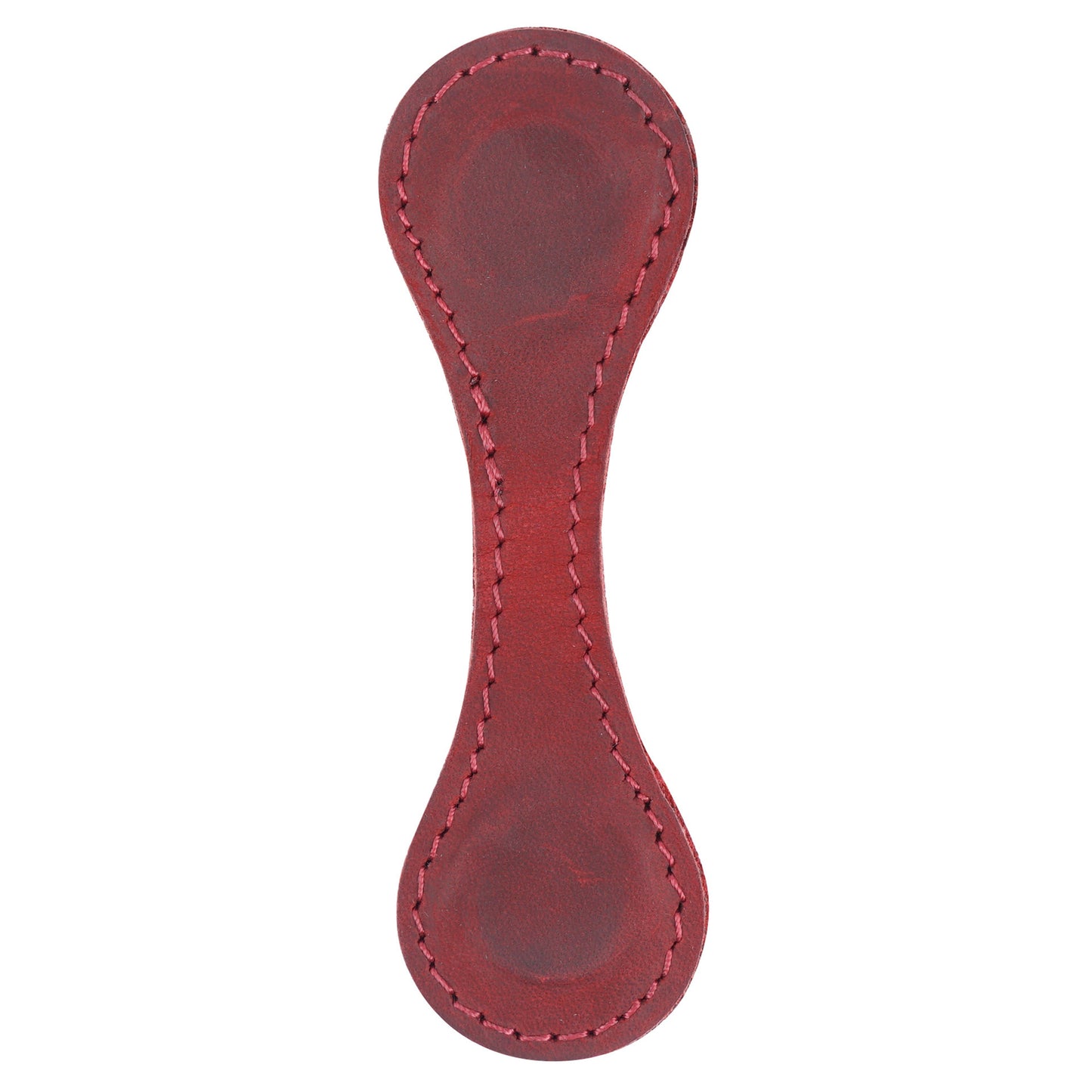 Crazy Horse Leather Double Sided Magnetic Clip Bookmark Holder