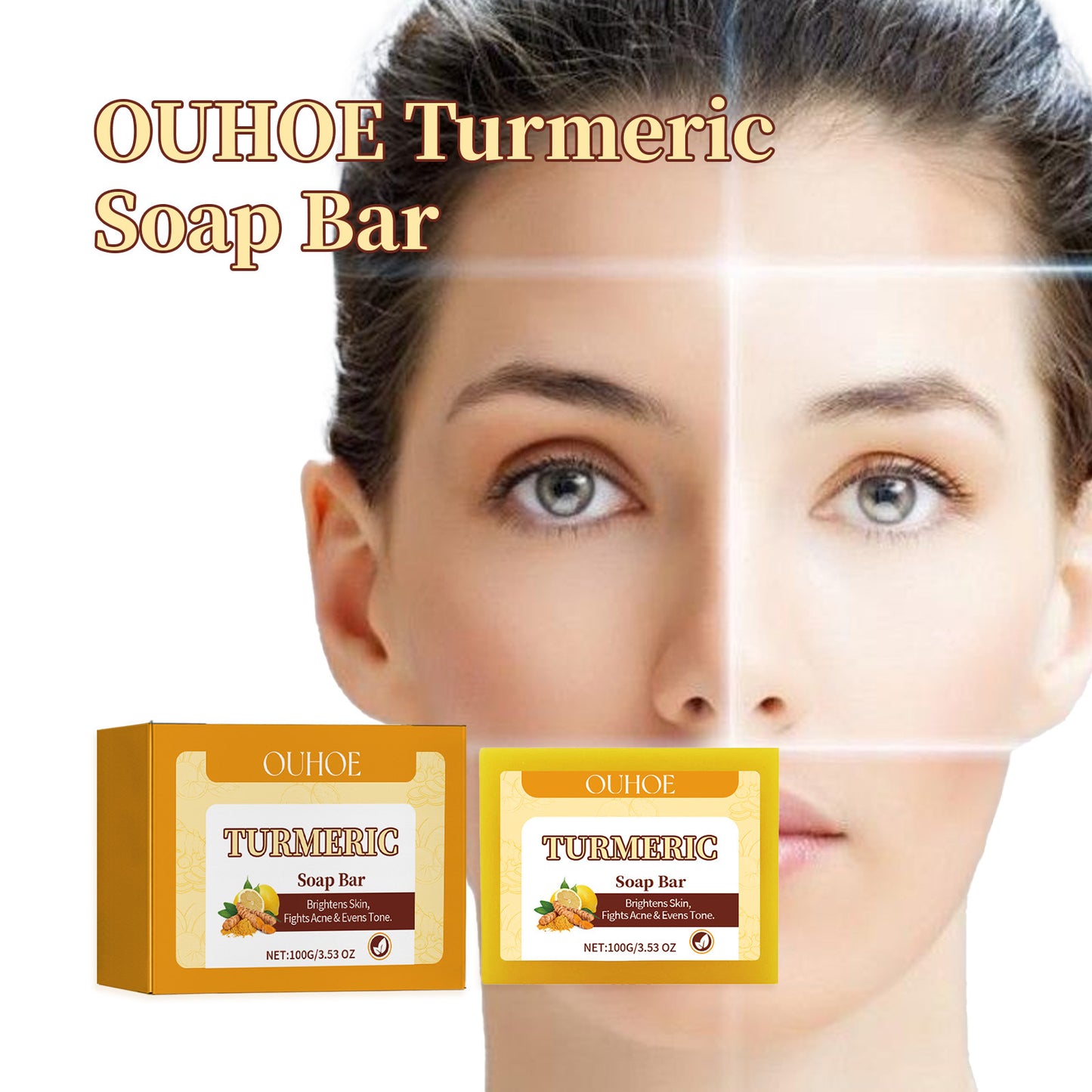 Fade Spots Brighten Skin Color Kojic Acid Soap