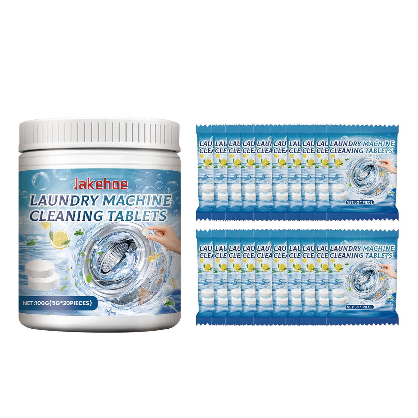 Automatic Washing Machine Quick Cleaning Effervescent Tablets