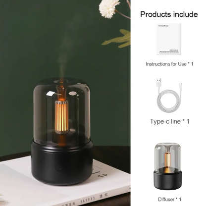 Portable USB Aroma Diffuser Light
