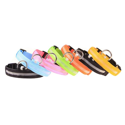 Adjustable LED Flashing Dog Collar