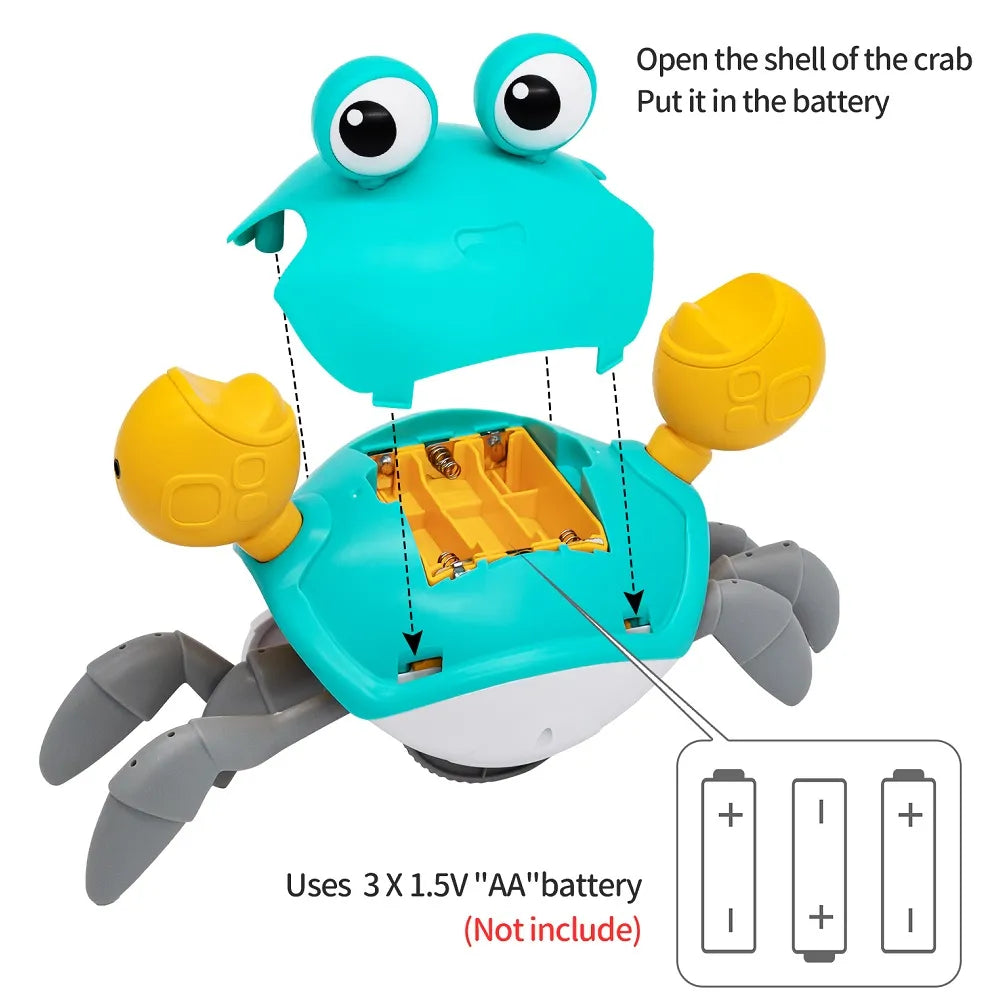 Electronic Interactive Crawling Crab Toy