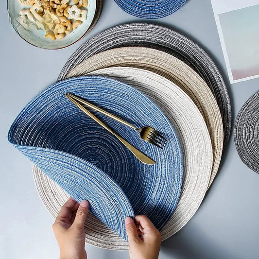 Woven Ramie Round Table Mats