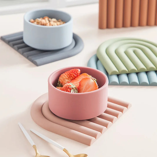 Rainbow Silicone Kitchen Pot Holders