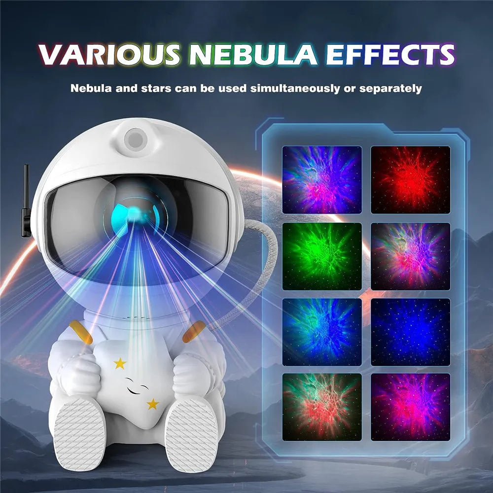 Astronaut Starry Galaxy Night Light