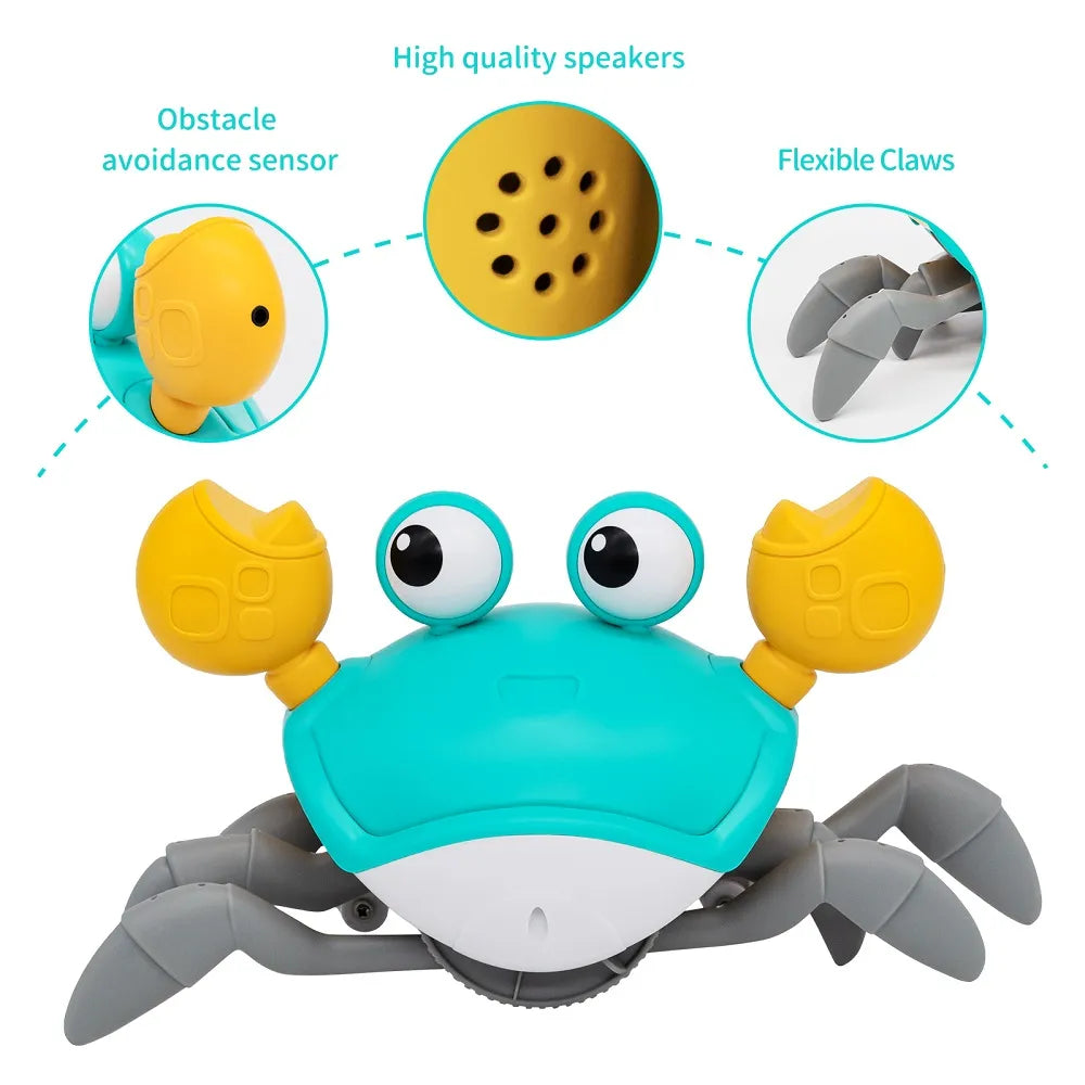 Electronic Interactive Crawling Crab Toy