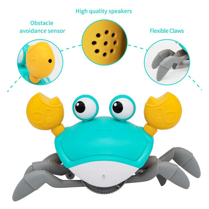 Electronic Interactive Crawling Crab Toy