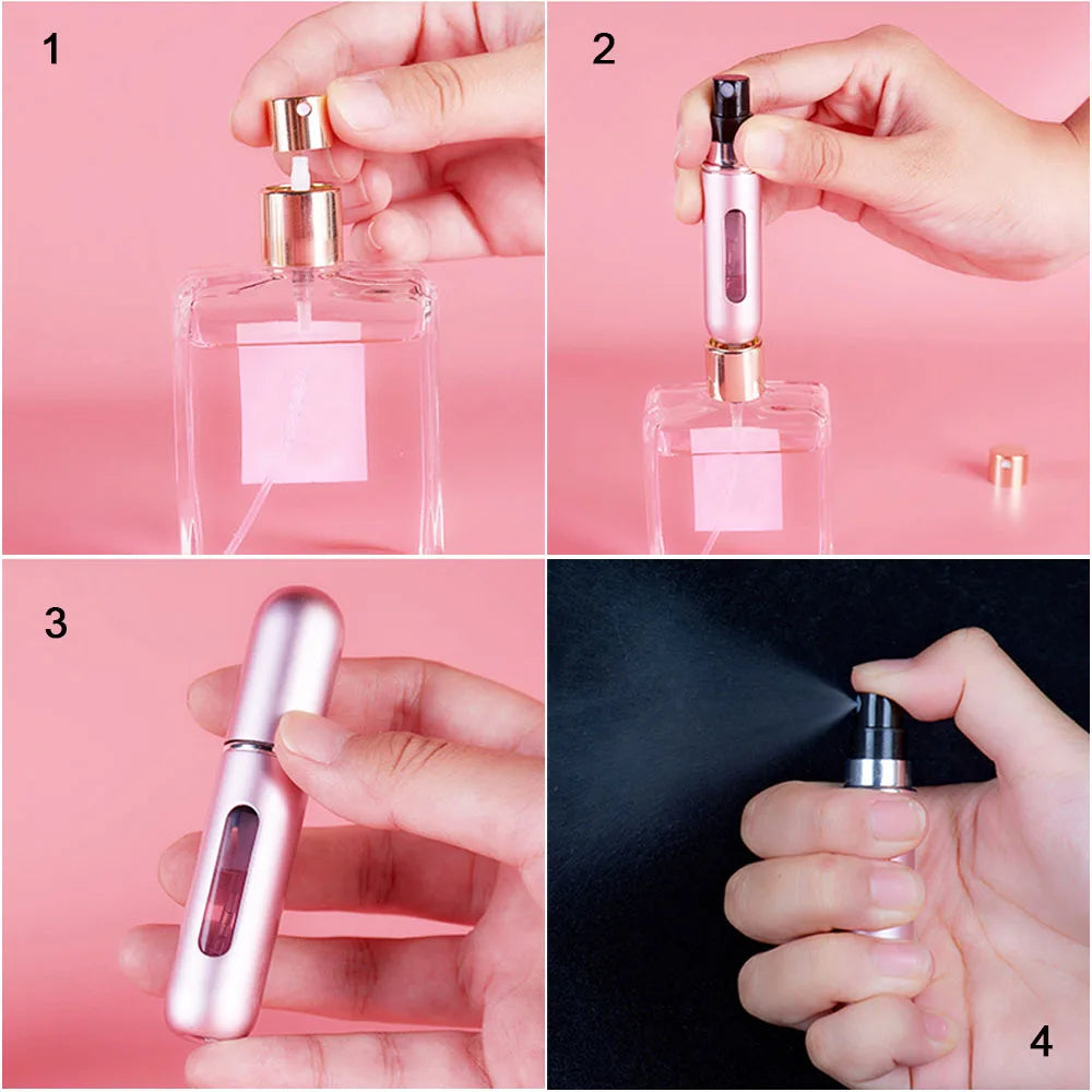 Mini Portable Perfume Atomizer Spray Bottle