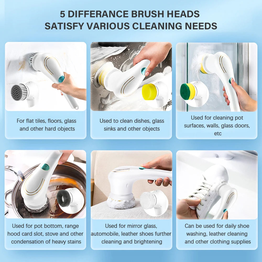 Electric Spin Cleaning Brush Tool