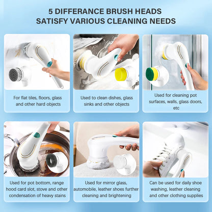 Electric Spin Cleaning Brush Tool