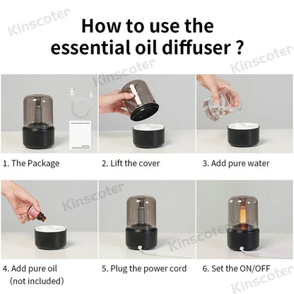 Portable USB Aroma Diffuser Light