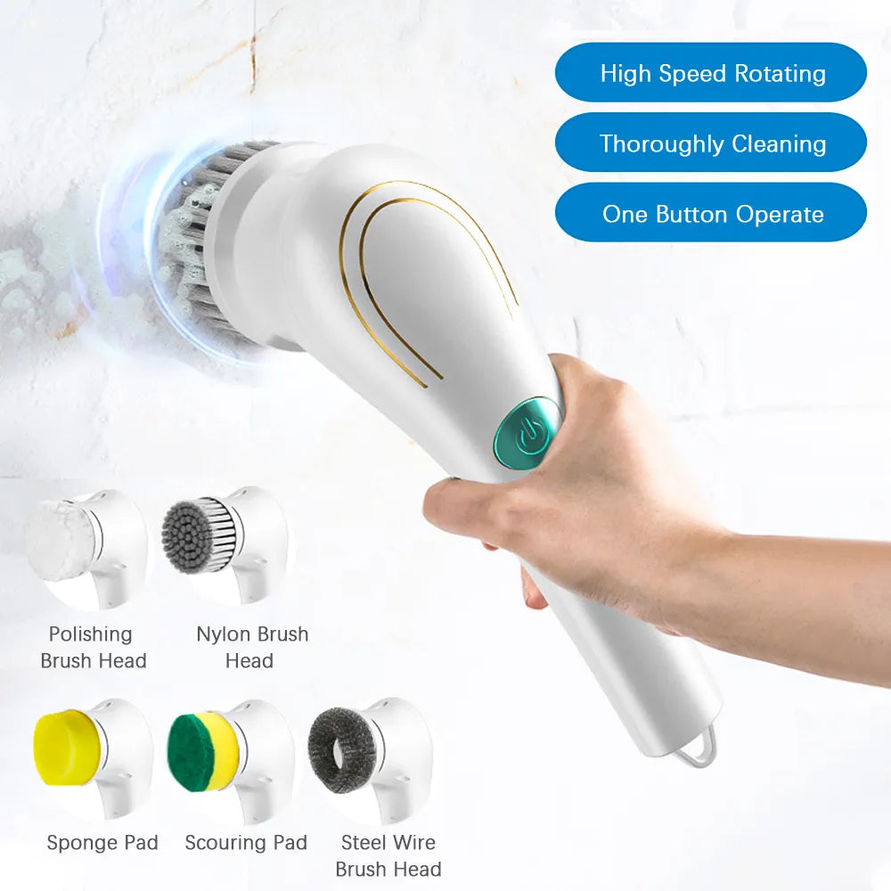 Electric Spin Cleaning Brush Tool