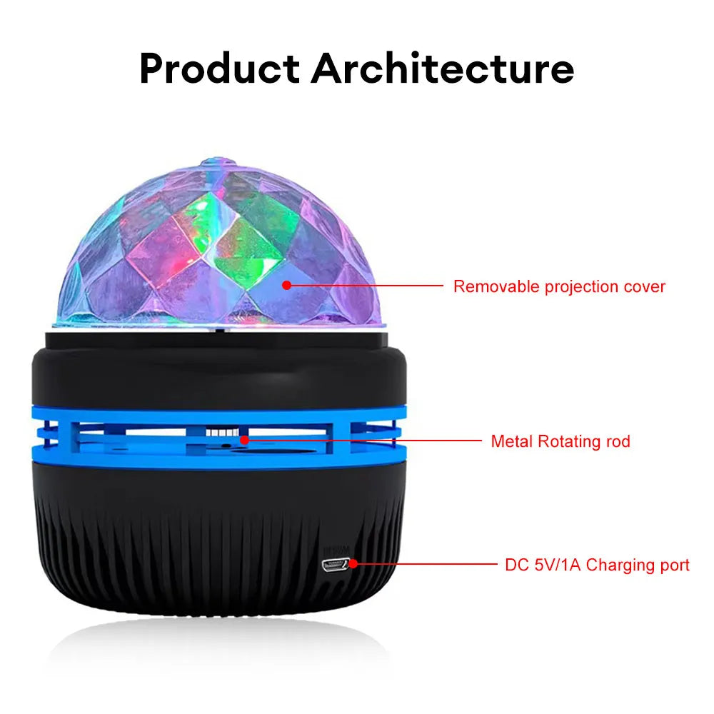 Starry Sky Projector Lamp For Bedroom