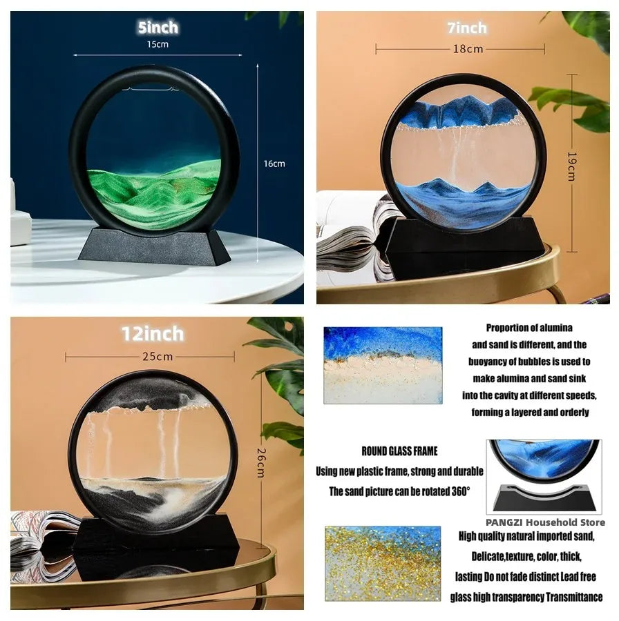 Deep Sea Sandscape Hourglass Decor