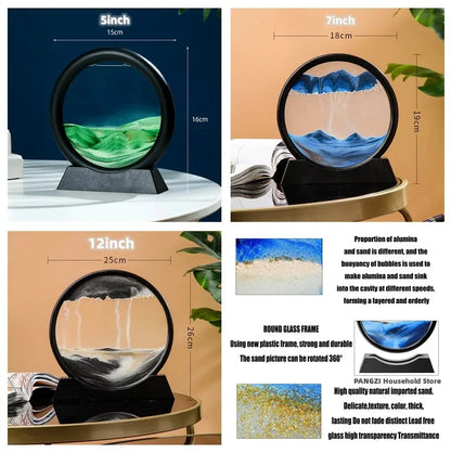 Deep Sea Sandscape Hourglass Decor