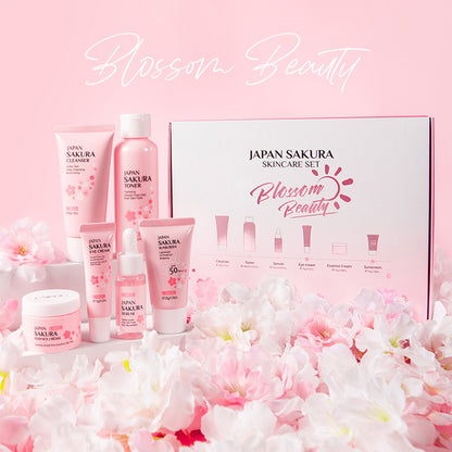 Skin Care Set JAPAN SAKURA Women Beauty Gift Sets {6ps}