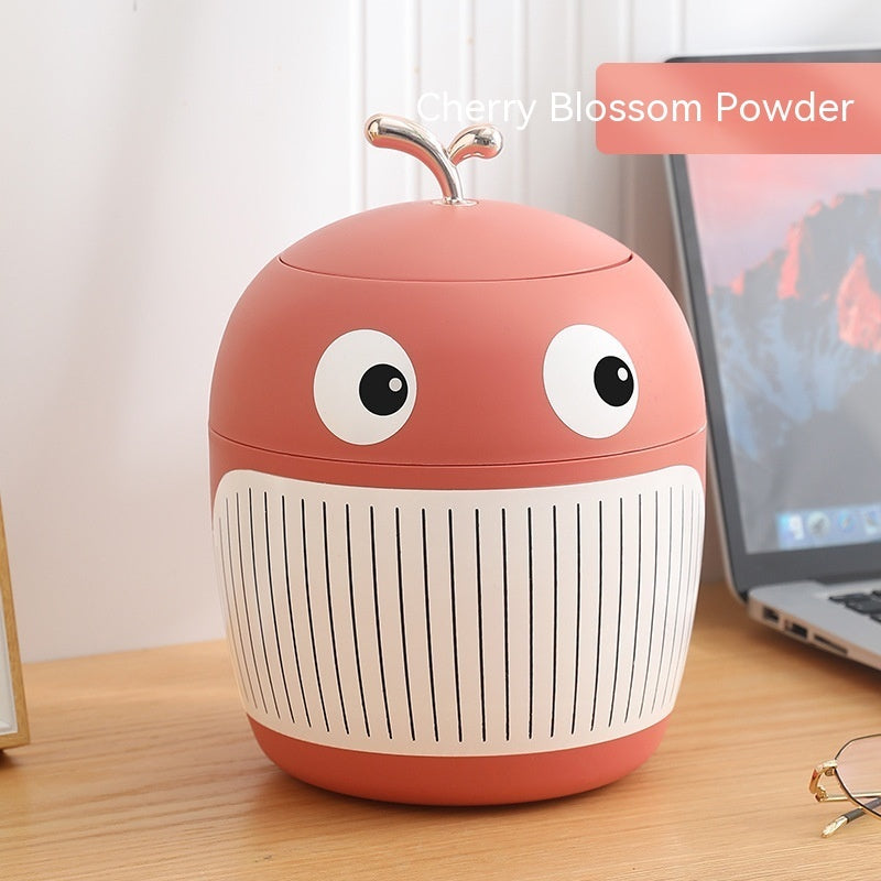 Desktop Trash Bin Affordable Luxury Style Cute Mini Office Tables