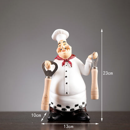 Creative Chef Resin Craft Ornament Home Decorations