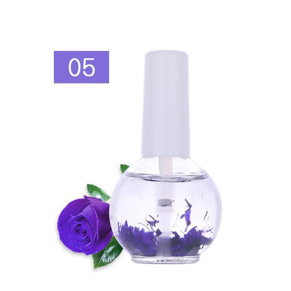 Natural Dried Flower Finger Edge Anti-dead Skin Moisturizing Skin 6 Types Of Nail Care Nutrient Oil