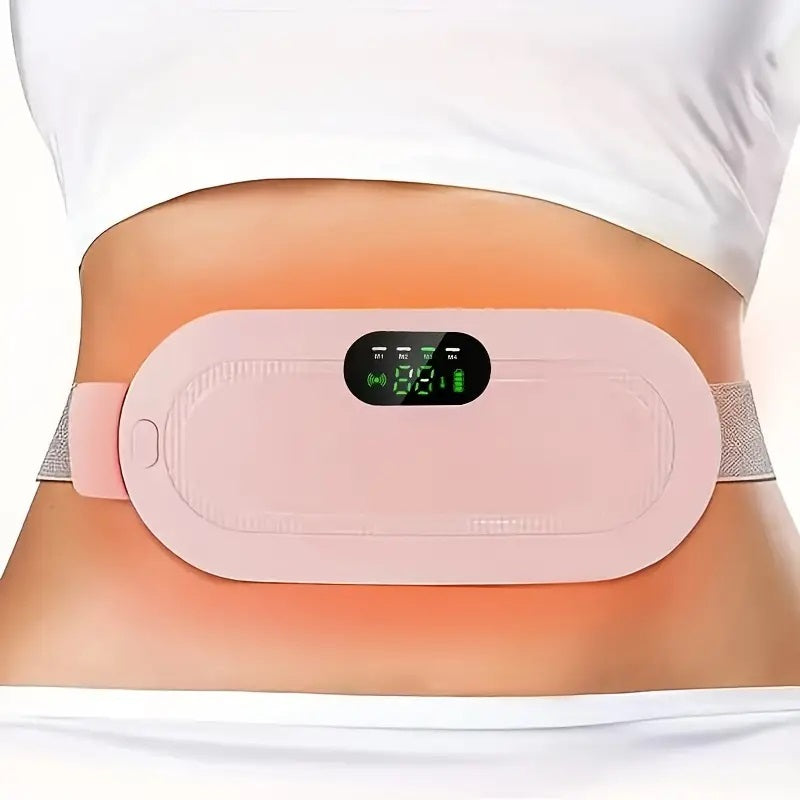 Portable Heating Pad, Cordless Heating Pad With 3 Heat Levels And 4 Massage Modes