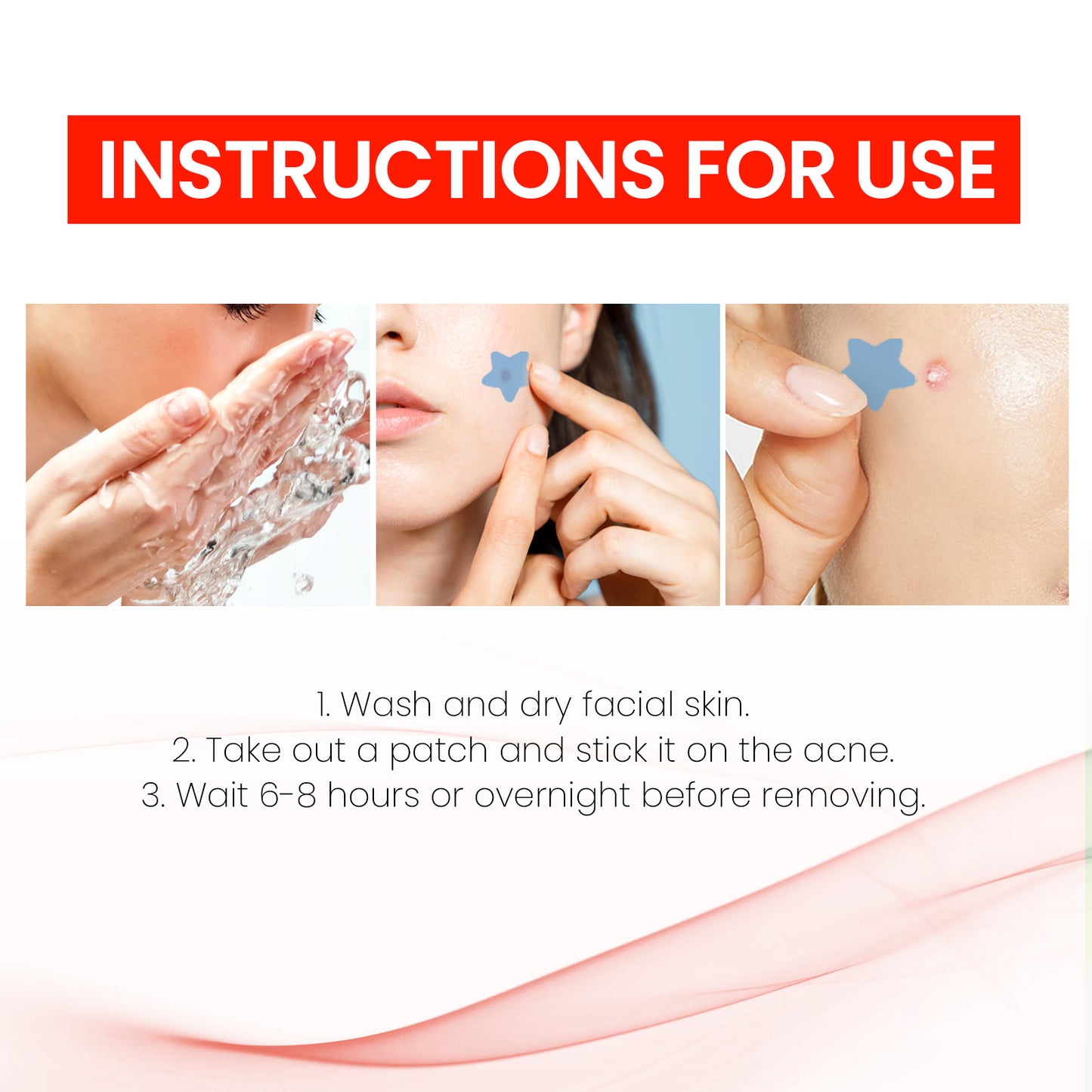 Pimple Patches, Pimple Patches For Face, Hydrocolloid Acne Patches, Cute Star Stickers Hydrocolloid Acne Pimple Patch For Covering Zits And Blemishes