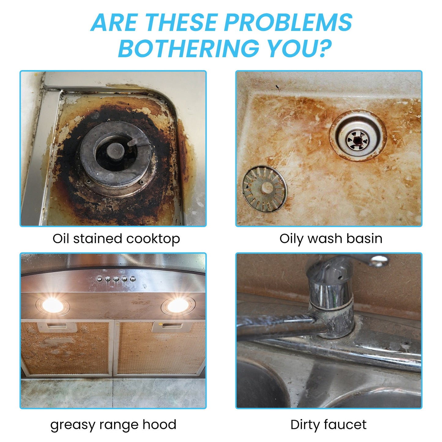 Kitchen Stove Heavy Oil Stain Cleaning Rust Dirt